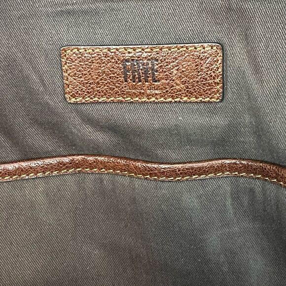 Frye Dylan rustic leather extra large Backpack in brown - Picture 10 of 15